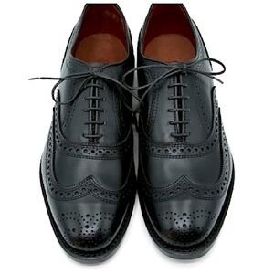 Allen Edmonds McAllister Wingtip Oxfords Black Lace Up Shoes